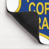 HCCR blaues Logo mousepad (Ecke)