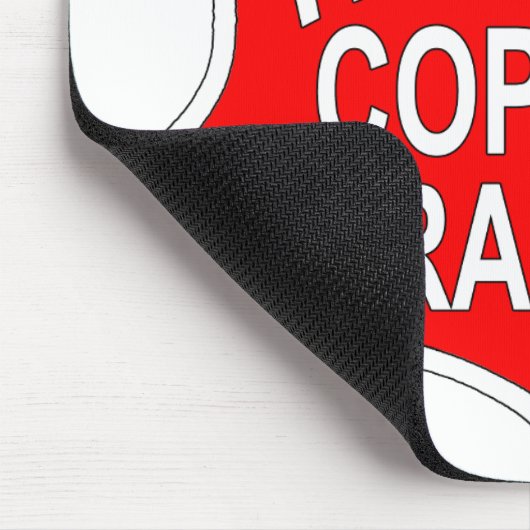 HCCR rotes Logo mousepad (Ecke)