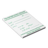 HCE Fun Transportation Change Notepad Notizblock (angewinkelt)