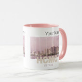 HCMC Saigon (Ho-Chi-Minh-City) Skyline Vietnam Tasse (VorderseiteRechts)