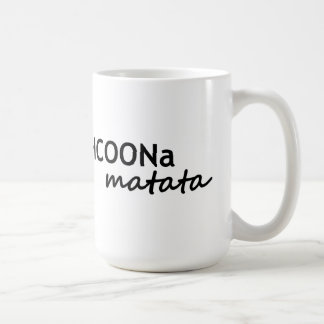 HCOONa Matata sorgen sich nicht ist glücklicher Kaffeetasse