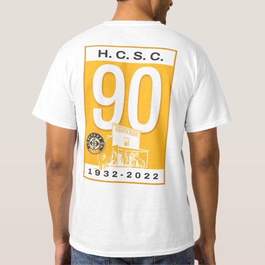 HCSC 90., Mens T - Shirt (Rückseite)
