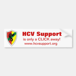 HCV Unterstützung, ist nur ein KLICKEN weg! Autoaufkleber