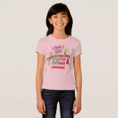 *HD Awareness Girls' American Apparel T-Shirt (Vorne ganz)
