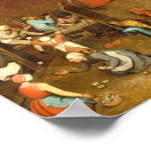 HD Childrens Games 1560 von Pieter Bruegel, dem El Poster (Ecke)