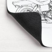 HD CVO Dyna fetter Bob 2009 Mousepad (Ecke)