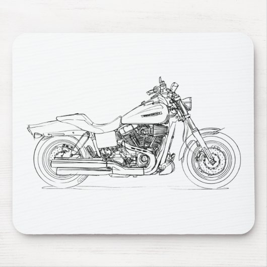 HD CVO Dyna fetter Bob 2009 Mousepad (Vorne)