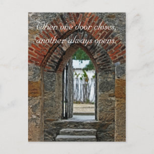 HD Doorway Postkarte