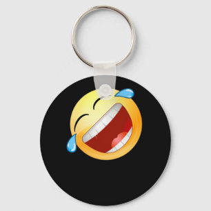 HD Emoji Rolling auf dem Boden Lachen Gesicht Schlüsselanhänger