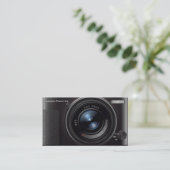 HD Linse-Digitalkamera-Fotograf Visitenkarte (Stehend Vorderseite)