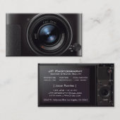 HD Linse-Digitalkamera-Fotograf Visitenkarte (Vorne/Hinten)