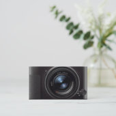 HD Linse-Digitalkamera-Fotograf Visitenkarte (Stehend Vorderseite)