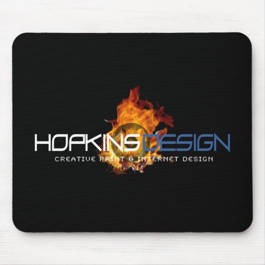 HD Logo-Flammen Mousepad (Vorne)