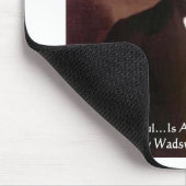 HD-Longfellow "Soul ist hörbar" Weisheitszettel Ge Mousepad (Ecke)
