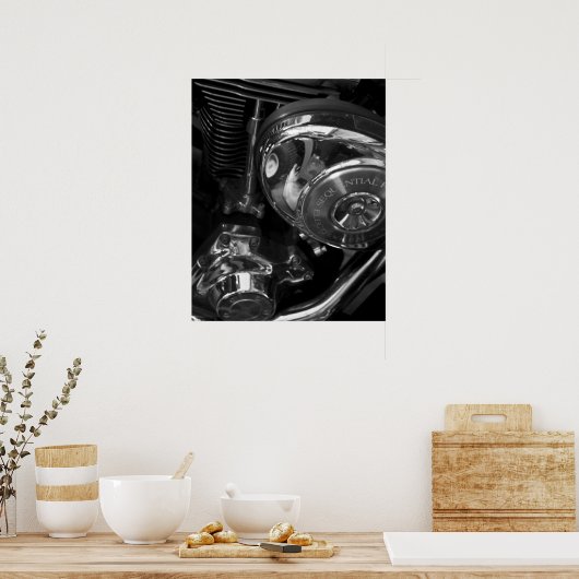 hd Motor Poster (Küche)