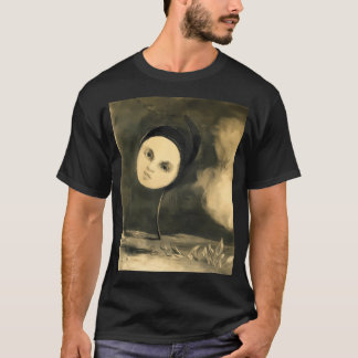Hd Seltsame Blume von Odilon Redon (1880) Hoch T-Shirt