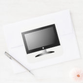 HD-TV QUADRATISCHER AUFKLEBER (Umschlag)