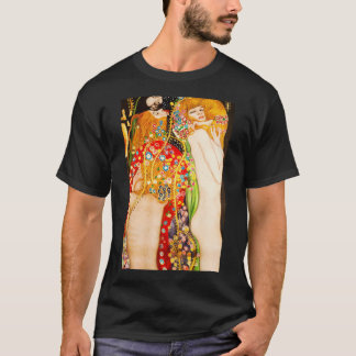Hd Wasserschlangen II von Gustav Klimt 1907 hoch T-Shirt