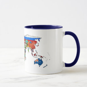 HD Welt kennzeichnet Tasse