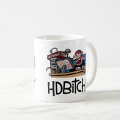 HDBitchin Logo-Kaffee-Tasse - Forum-Surfen Kaffeetasse (VorderseiteRechts)