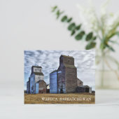 HDR Autumn Prairie Sentinels Travel Postcard Postkarte (Stehend Vorderseite)