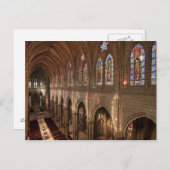 HDR-Bild der Basilika innen, Quito, Ecuador Postkarte (Vorne/Hinten)