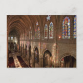 HDR-Bild der Basilika innen, Quito, Ecuador Postkarte (Vorderseite)