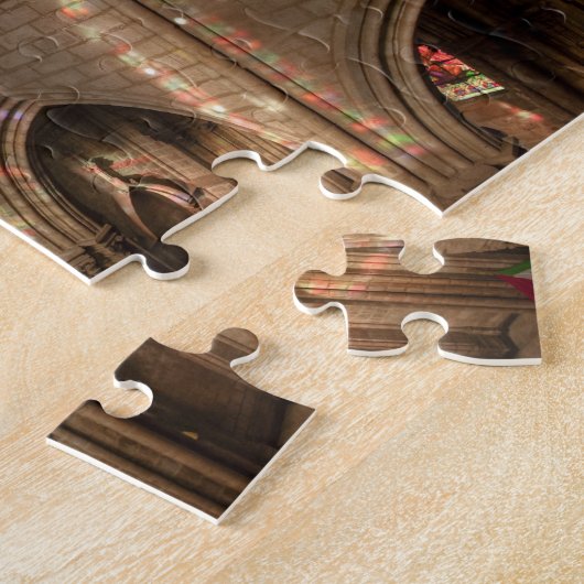 HDR-Bild der Basilika innen, Quito, Ecuador Puzzle (Seite)