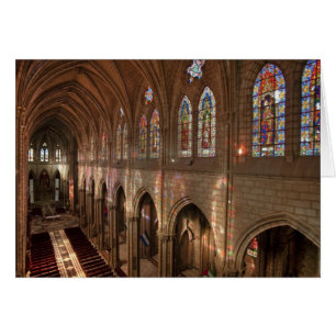 HDR-Bild des Basilika-Innenraums, Quito, Ecuador