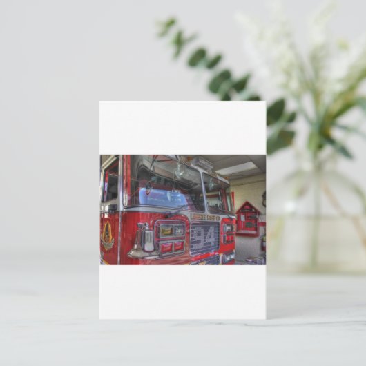 HDR-Feuerzug Postkarte (Stehend Vorderseite)