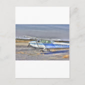 HDR-Flugzeug-Räder Set in Postkarte (Vorderseite)