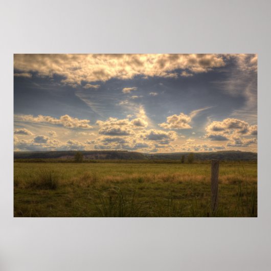 HDR Landschaft Poster (Vorne)