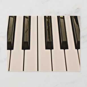 HDR-Tasten, Vintag aussehen, elektrische Tastatur Postkarte