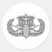 HDS-Abzeichen Runder Aufkleber (Vorderseite)