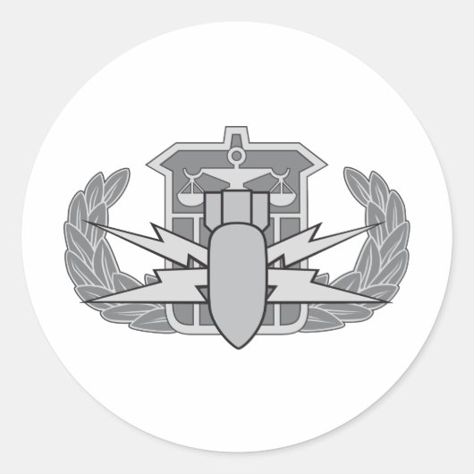 HDS-Abzeichen Runder Aufkleber (Vorderseite)