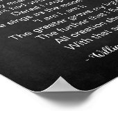 He and She Poem Black and White Poster (Ecke)