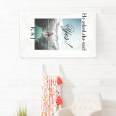 He asked she said yes engagement photo name stylis banner (Insitu)