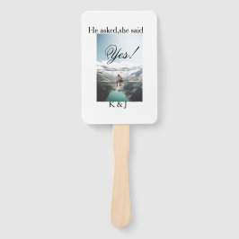 He asked she said yes engagement photo name stylis fächer