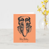 He Baby… Diskette Karte (Gelbe Blume)