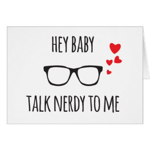 He Babysprache Nerdy zu mir