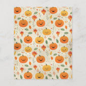 He Boo Baby Shower Einladungen Paper Sheet (Rückseite)