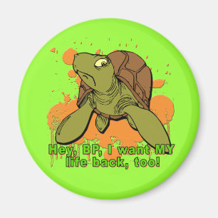 He BP will ich mein Leben-Rückseiten-auch Magnet