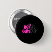 He Can Heal Cancer Believe God Christian Breast Ca Button (Vorne & Hinten)