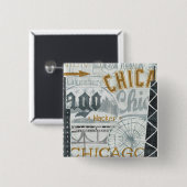 He Chicago Vintag Button (Vorne & Hinten)