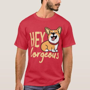He Corgeous, Corgi Geschenke für Männer, Funny Dog T-Shirt