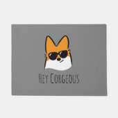 He Corgeous Tür-Matte Fußmatte (Vorderseite)