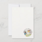 He Diddle Diddle Birthday Party Collection Dankeskarte (Rückseite)