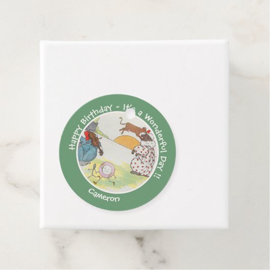 He Diddle Diddle Birthday Party Collection Geschenkanhänger (Beispiel)