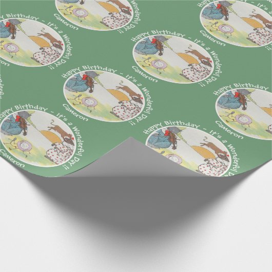 He Diddle Diddle Birthday Party Collection Geschenkpapier (Ecke)
