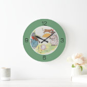 He Diddle Diddle Birthday Party Collection Große Wanduhr (Zuhause)